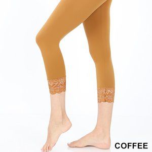 6 PACK!!  ZENANA SEAMLESS CAPRI LEGGINGS